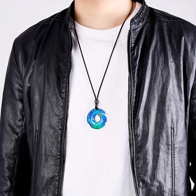 Thermochromic Enso Necklace