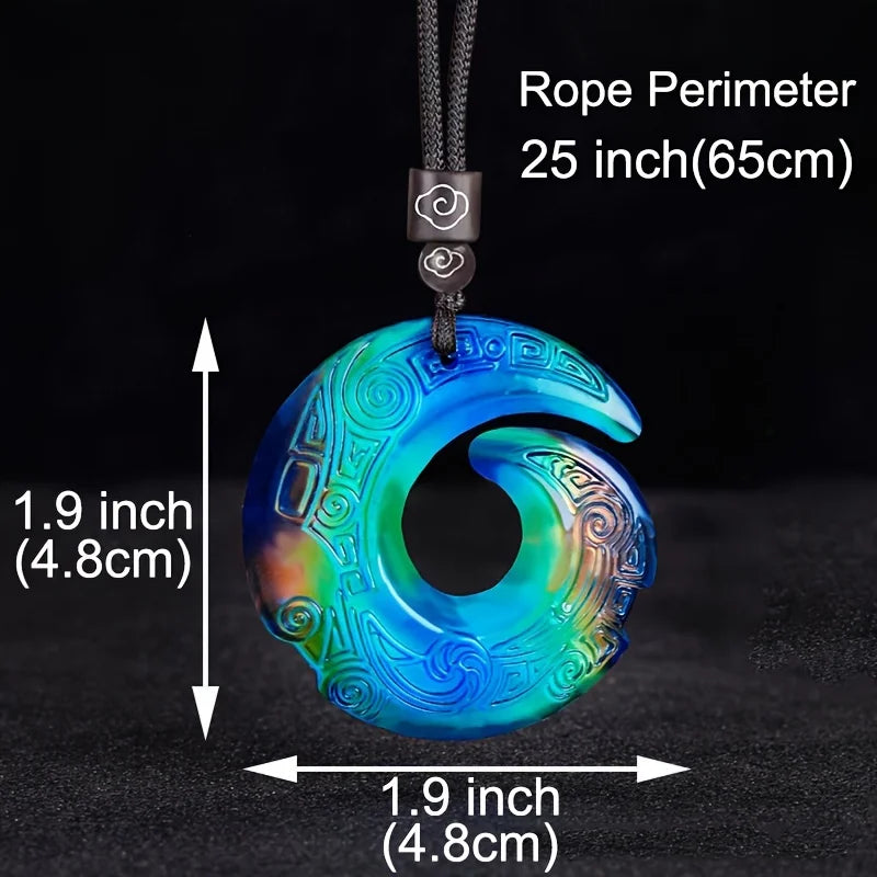 Thermochromic Enso Necklace