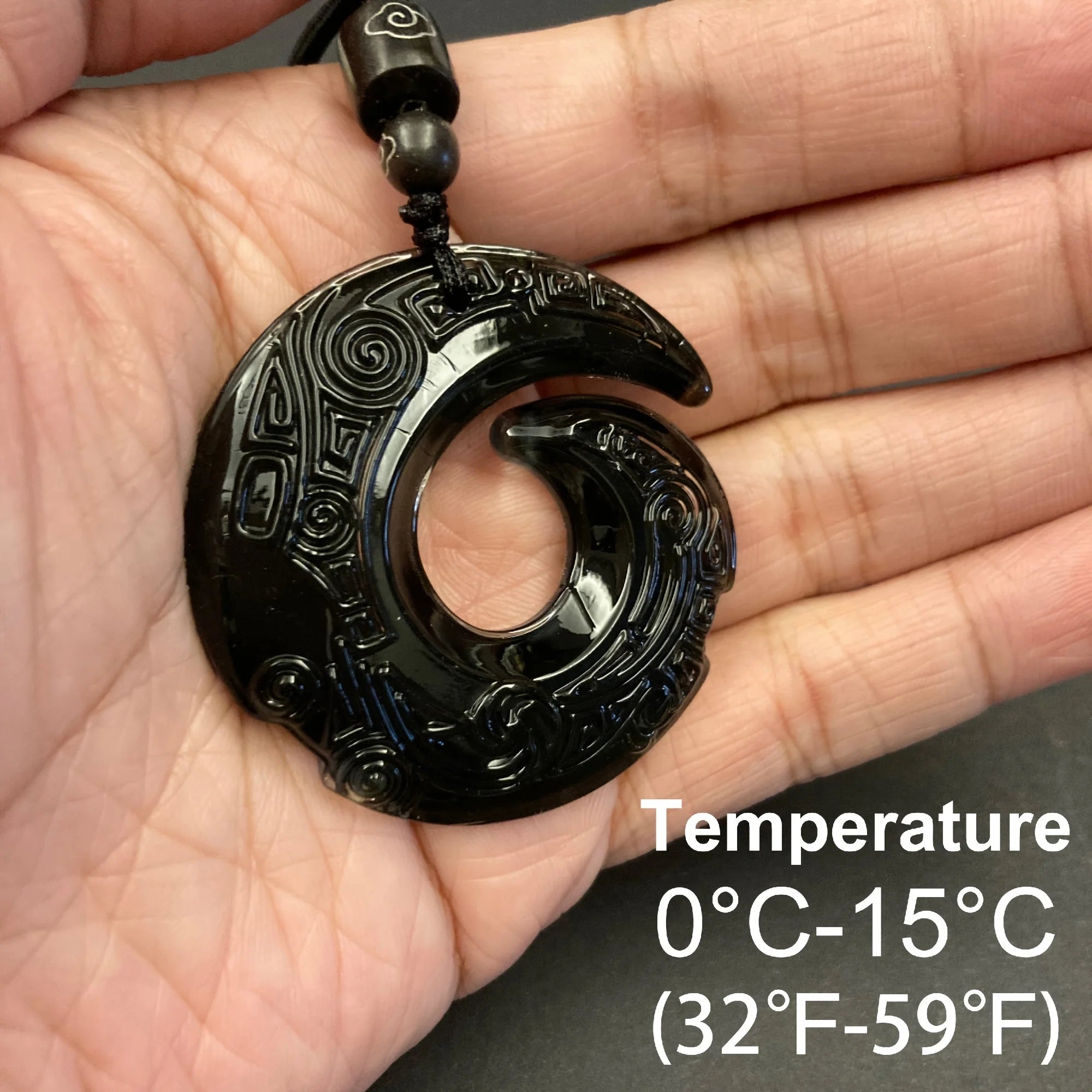 Thermochromic Enso Necklace