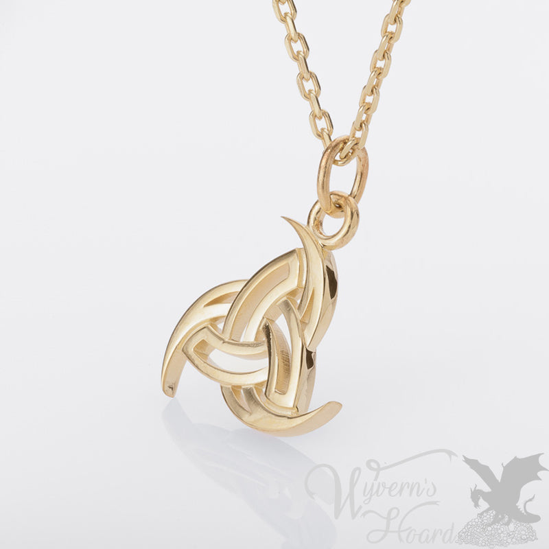 Symbols of Odin Gold Necklaces