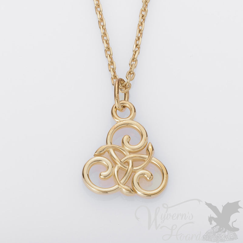 Symbols of Odin Gold Necklaces