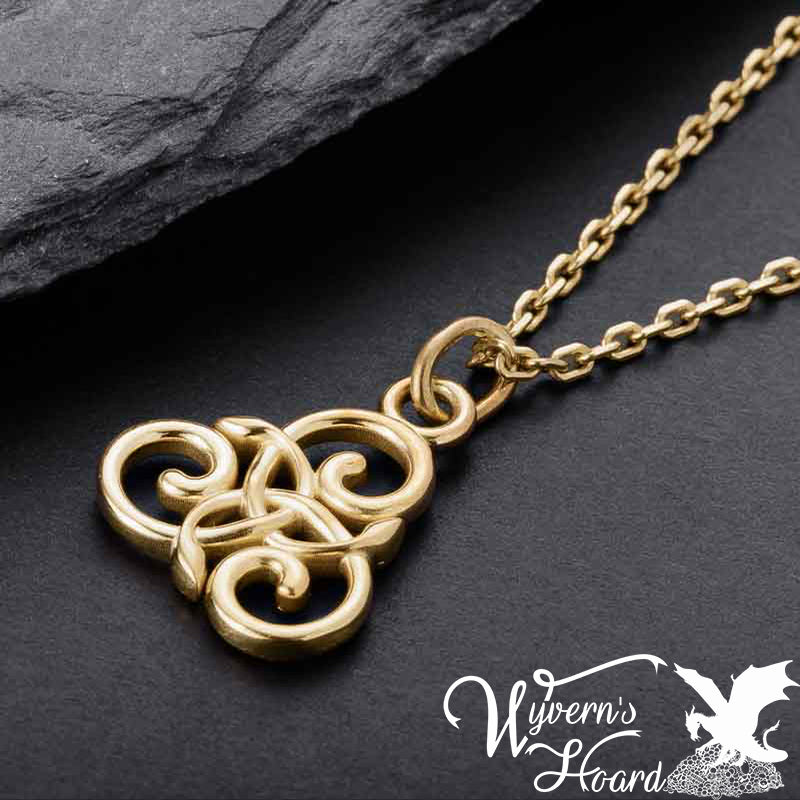 Symbols of Odin Gold Necklaces