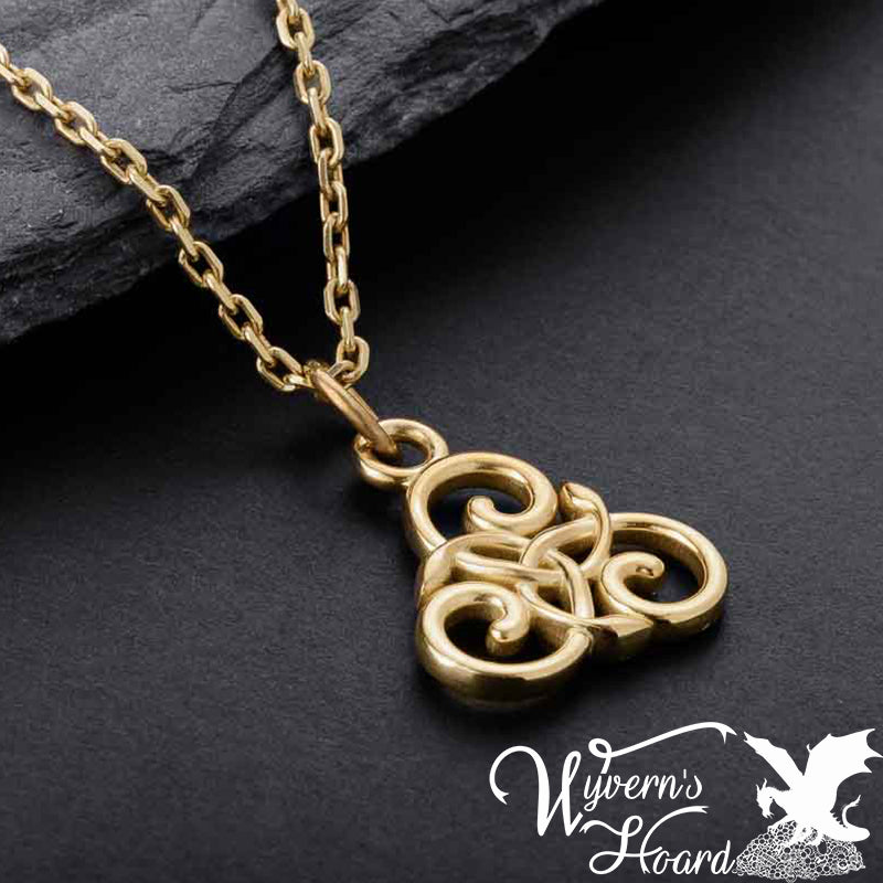 Symbols of Odin Gold Necklaces