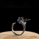 Perching Baby Dragons Rings