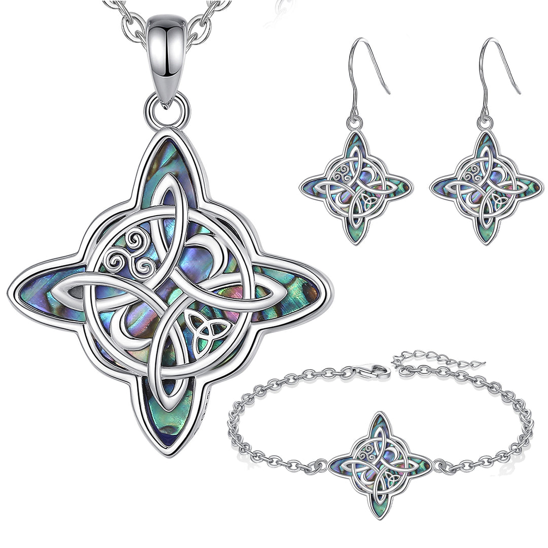 Witch's Knot Sterling Silver Jewelry Set
