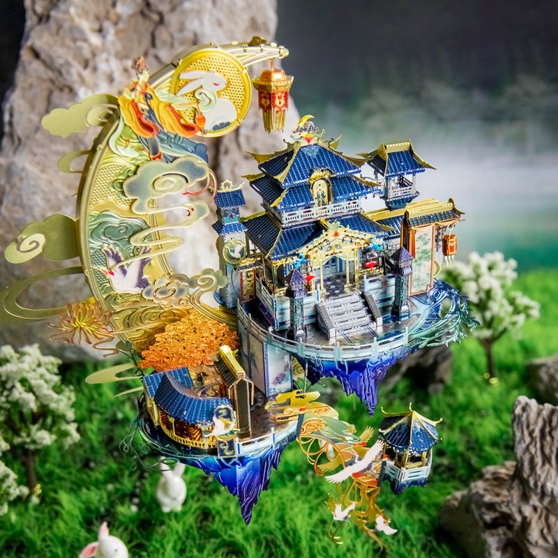 Moon Palace Metal 3D Puzzle Kit