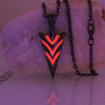 Glow In The Dark Arrowhead Necklaces