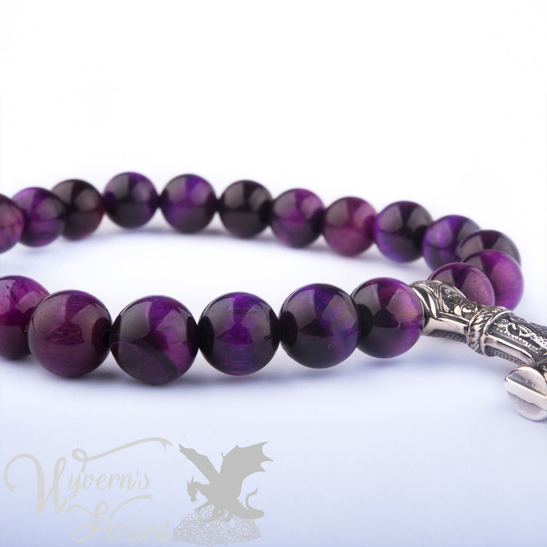 Mjolnir Natural Gemstones Bracelet