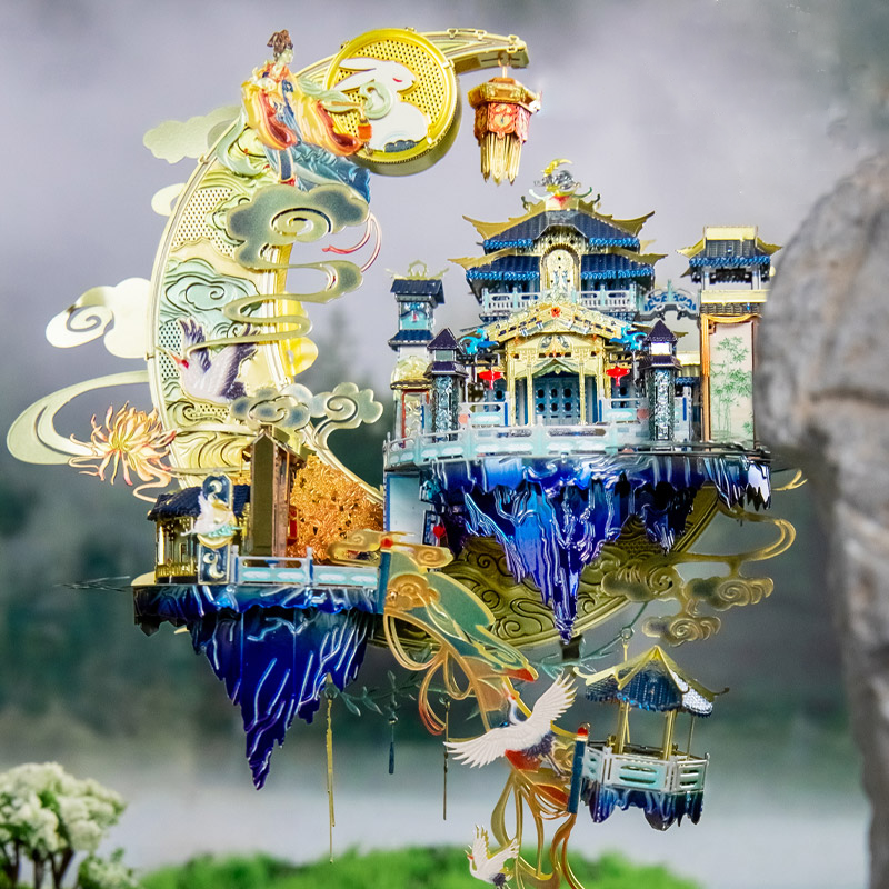 Moon Palace Metal 3D Puzzle Kit