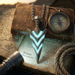 Glow In The Dark Arrowhead Necklaces