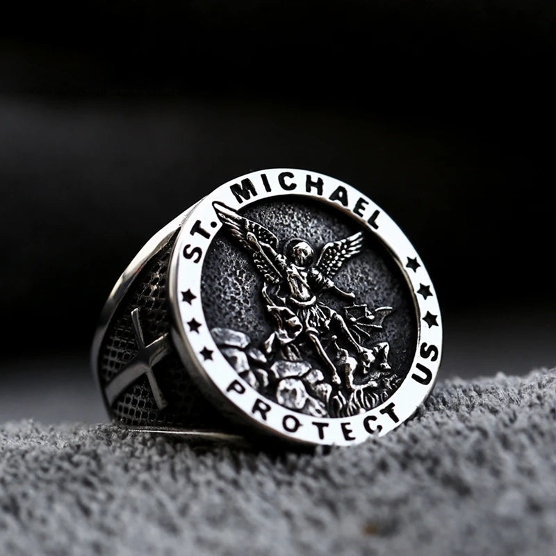 St Michael the Protector Ring