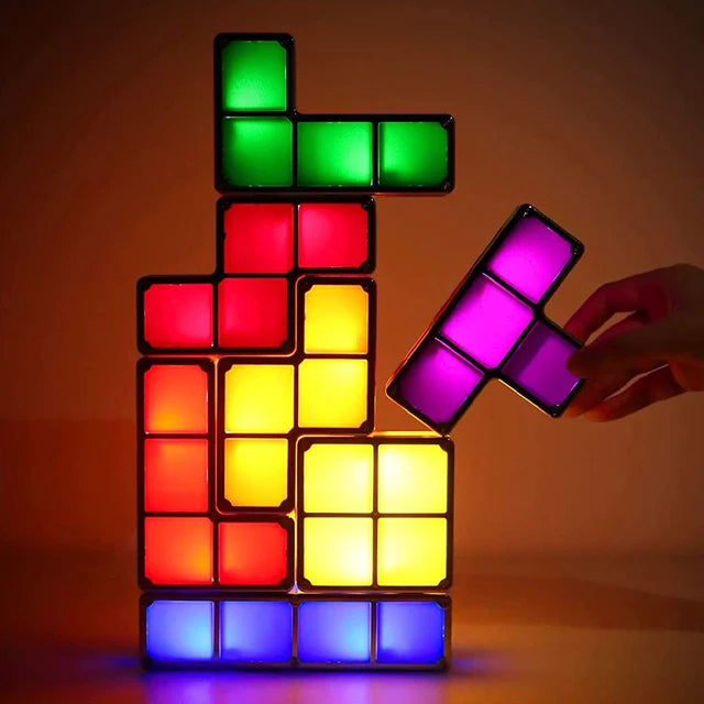 Stackable Puzzle Blocks Night Light