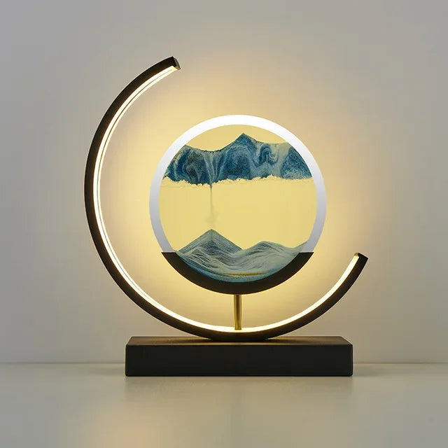 Flowing Sand Art LED Table Lamp