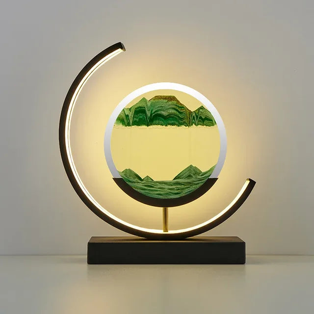 Flowing Sand Art LED Table Lamp