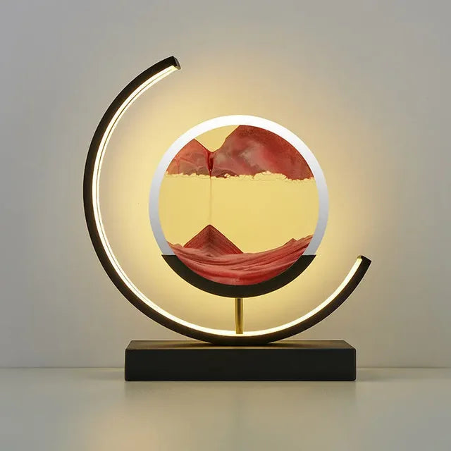 Flowing Sand Art LED Table Lamp