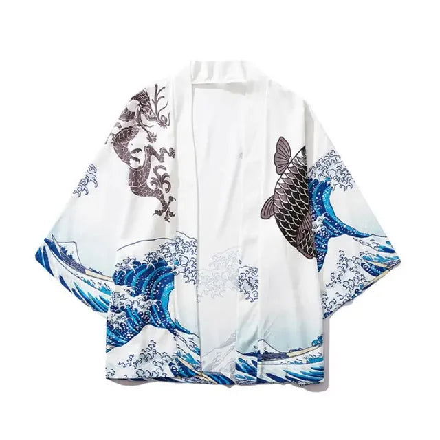 Ukiyo-e Dragon Gate Haori