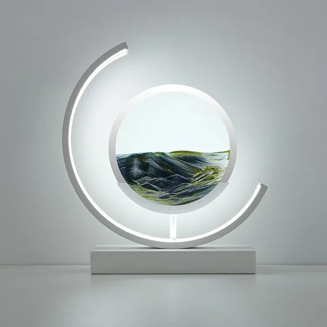 Flowing Sand Art LED Table Lamp