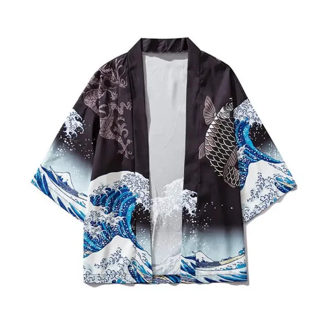 Ukiyo-e Dragon Gate Haori