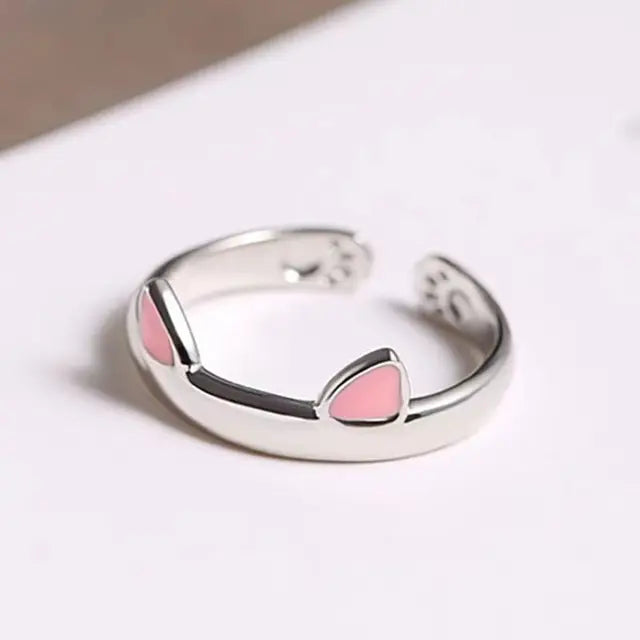 Adjustable Cat Paw Rings