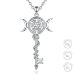 Hecate Key Sterling Silver Necklace