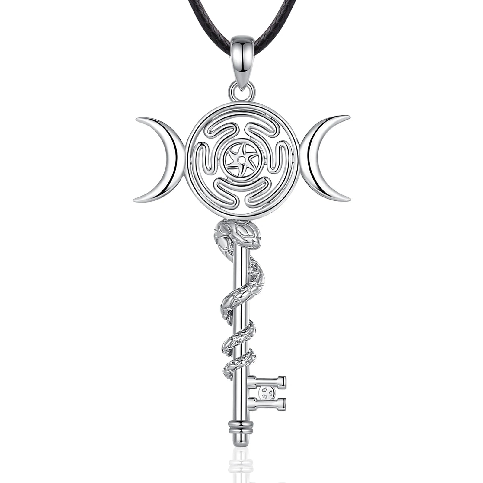 Hecate Key Sterling Silver Necklace