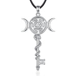 Hecate Key Sterling Silver Necklace