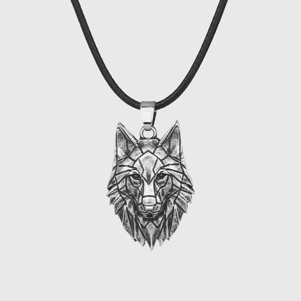 Rugged Wolf Necklace - Wyvern's Hoard