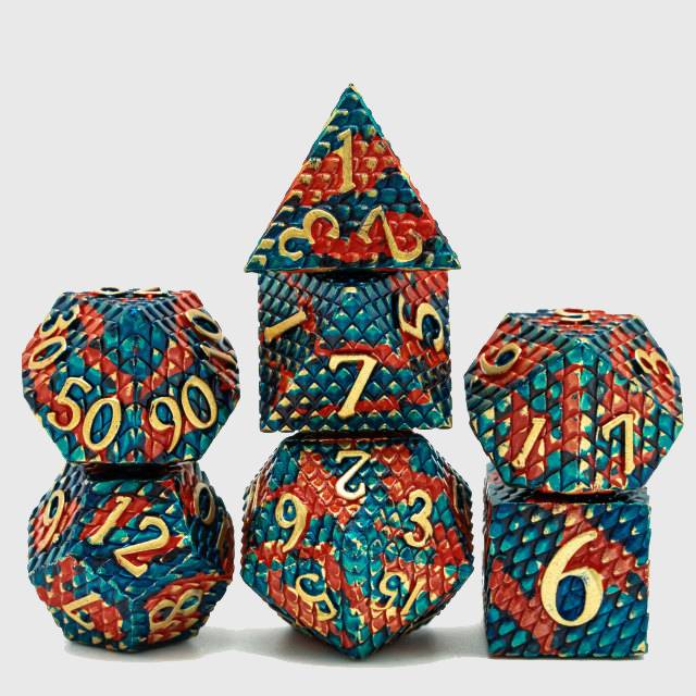 Dragon Scale Polyhedral Dice
