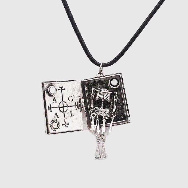 The Necromancer's Spell Book Necklace