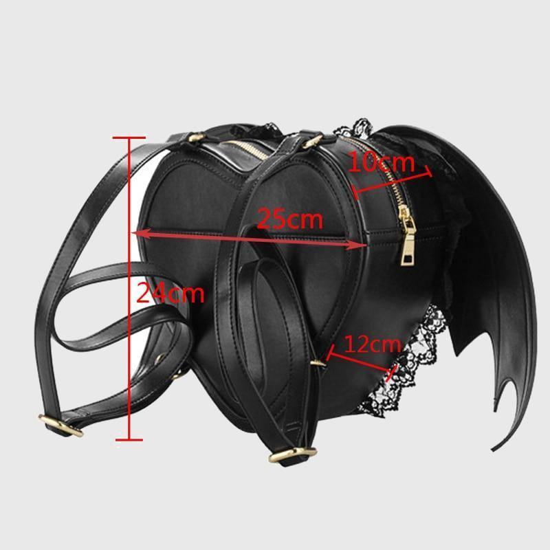 Bat Wings Leather Backpack - Wyvern's Hoard