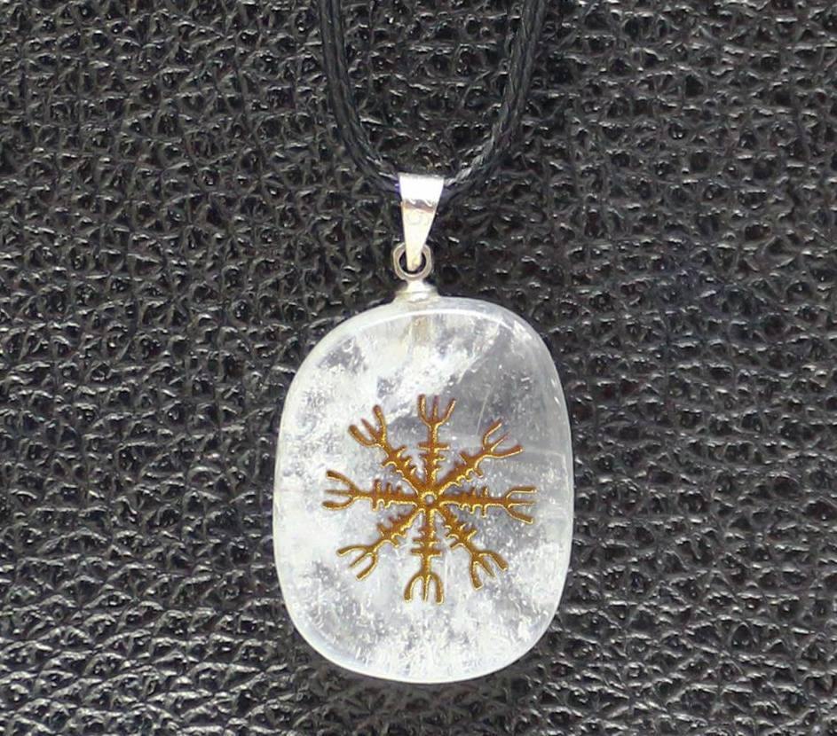 Ægishjálmr Gemstone Necklace - Wyvern's Hoard