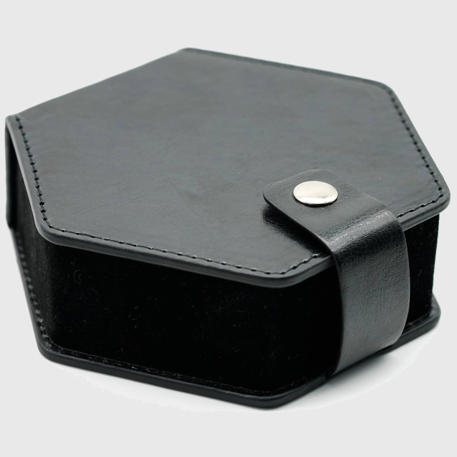 Black Leather Dice  Case