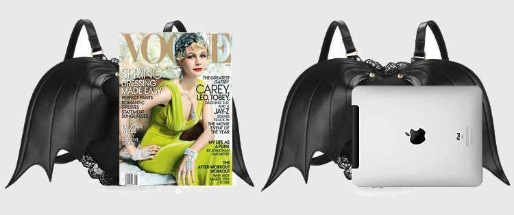 Bat Wings Leather Backpack - Wyvern's Hoard