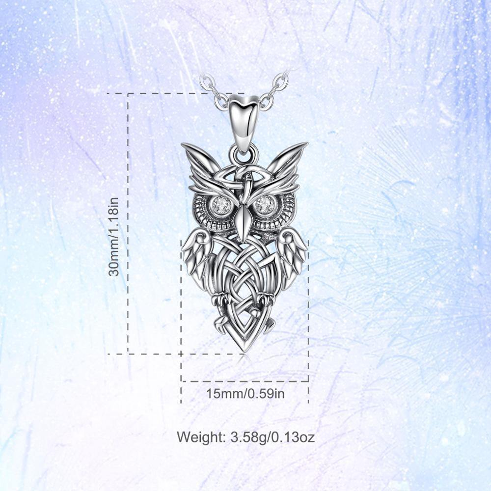 Nordic Owl Necklace - Wyvern's Hoard