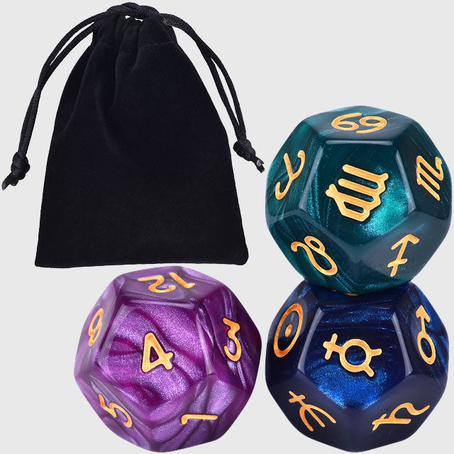 Astrological Divination Dice Set