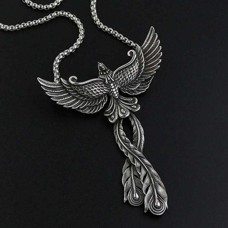 Soaring Phoenix Necklace - Wyvern's Hoard