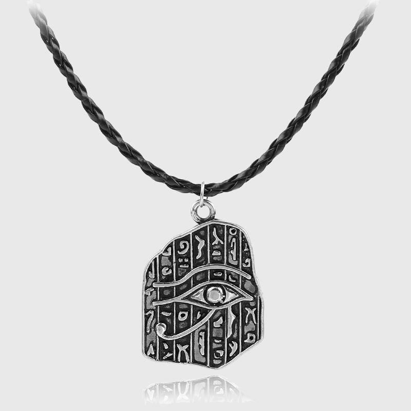 Eye of Horus Tablet Amulet Necklace - Wyvern's Hoard