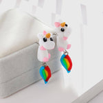 Rainbow Unicorn Earrings