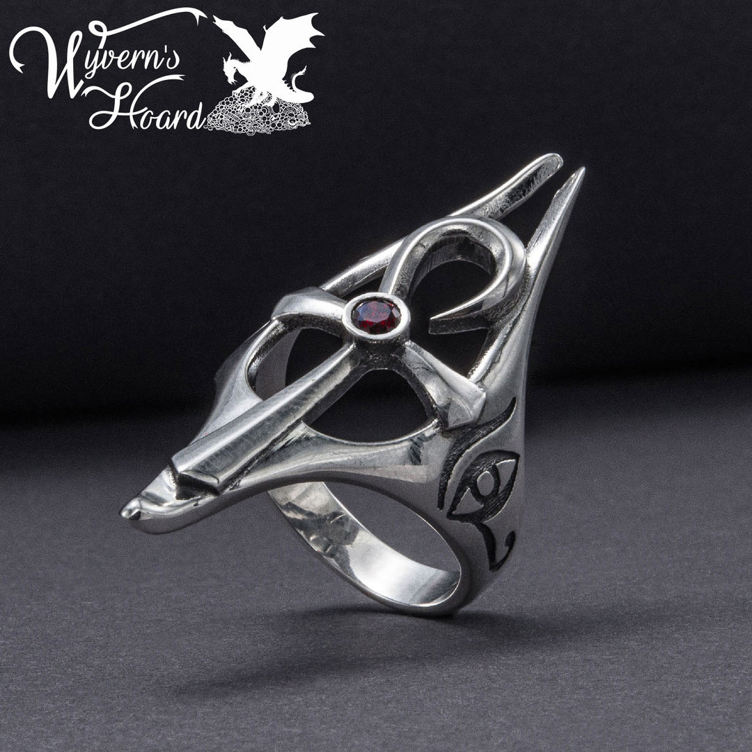 Scarabaeus Ankh Ring