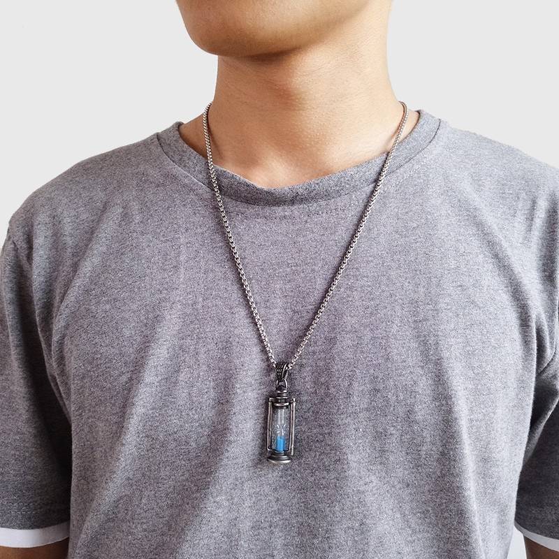 Time Traveler's Hourglass Necklace