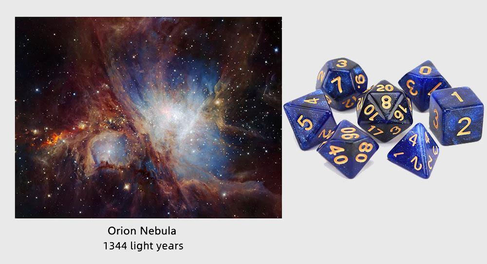 Galactic Space Dice Sets - Wyvern's Hoard