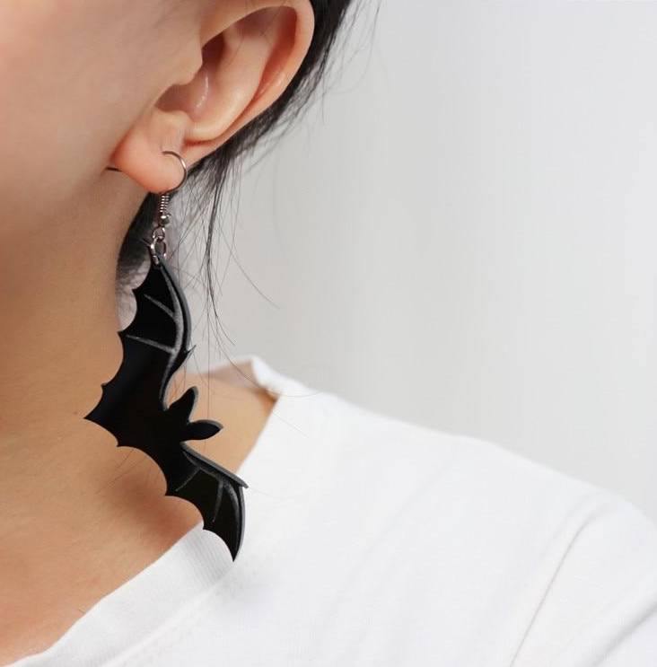 Flying Bats Earrings - Wyvern's Hoard