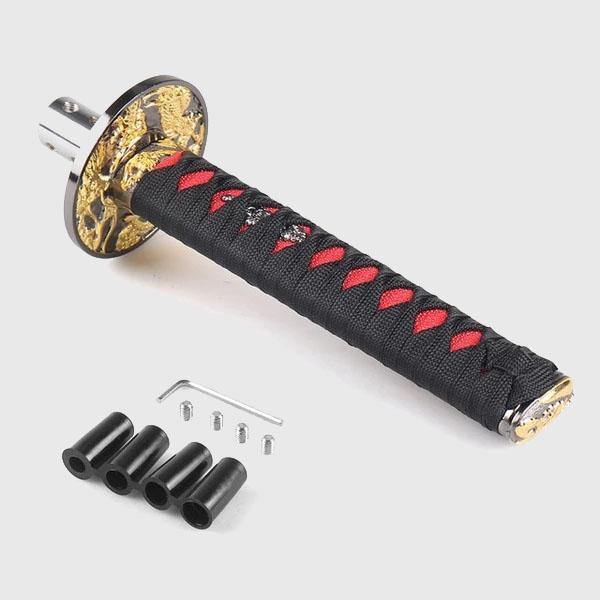 Samurai Dragon Katana Hilt Universal Gear Shift Knob - Wyvern's Hoard