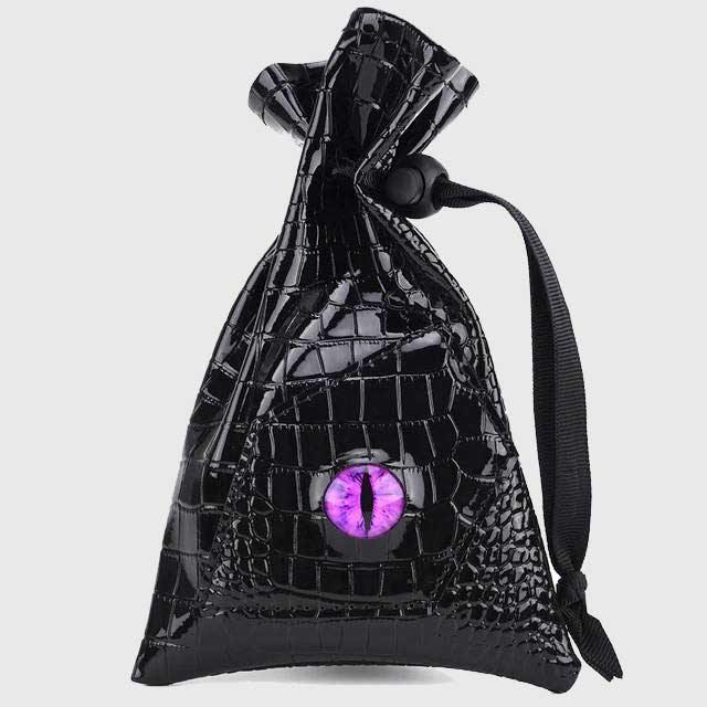 Dragon's Eye Drawstring Dice Bag - Wyvern's Hoard