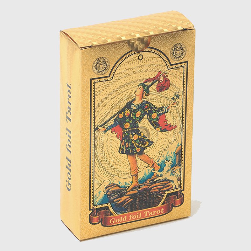 Gold Foil Tarot Card Box Set