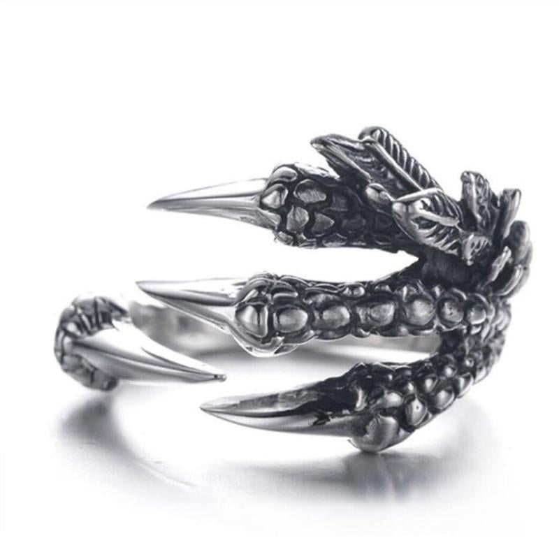 Scaly Dragon Claw Ring