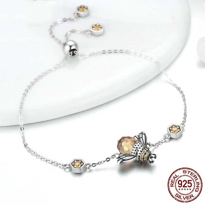 Bumblebee Sterling Silver Jewelry Set - Wyvern's Hoard