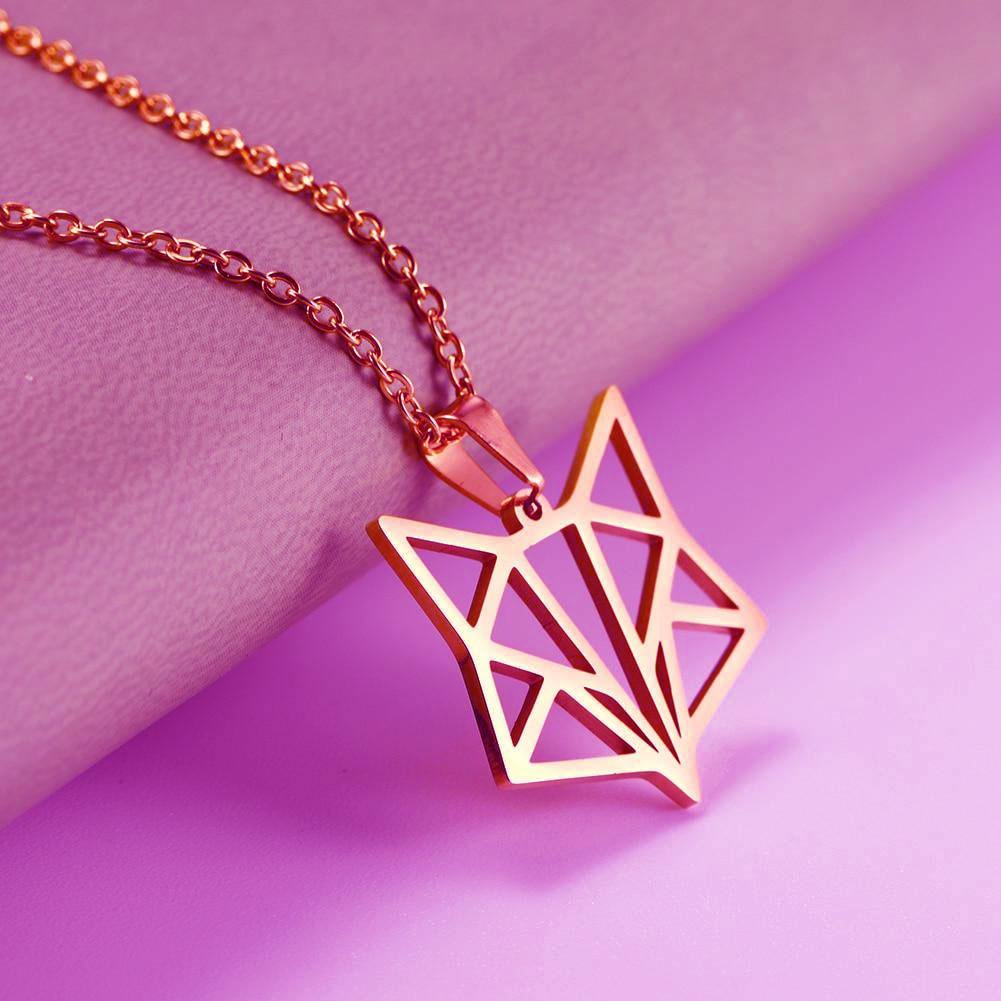 Geometric Fox Ring & Necklace - Wyvern's Hoard