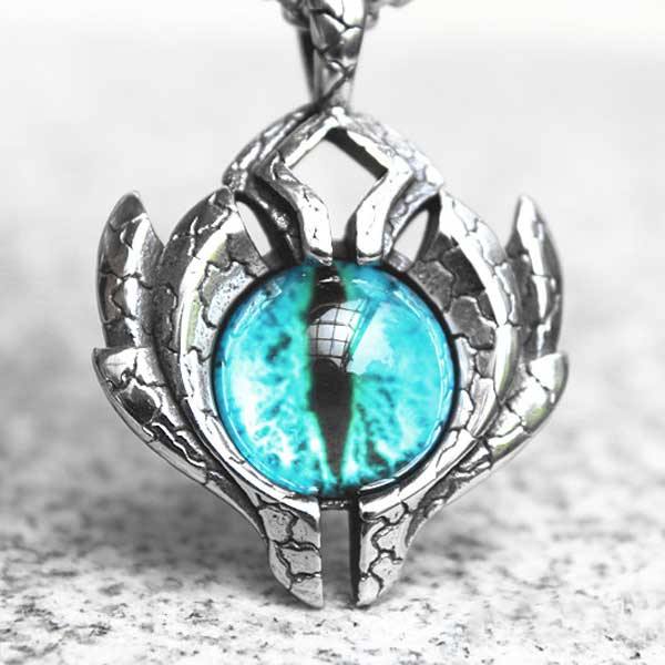 Ice Dragon's Eye Necklace - Wyvern's Hoard