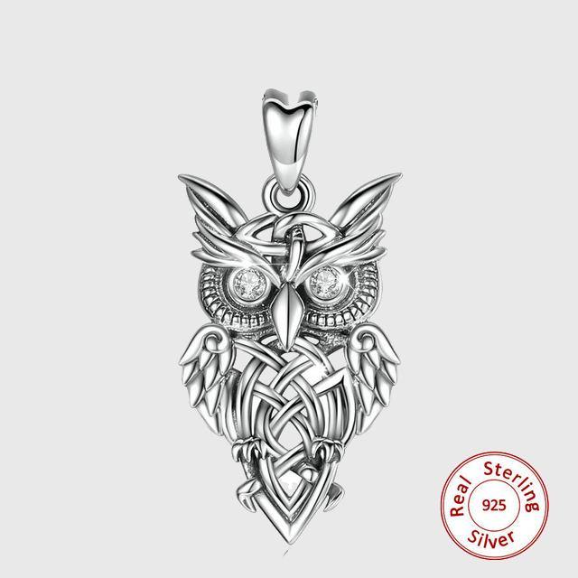 Nordic Owl Necklace - Wyvern's Hoard